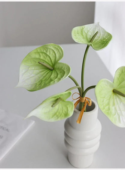 Anthurium artificiale da 4 pezzi