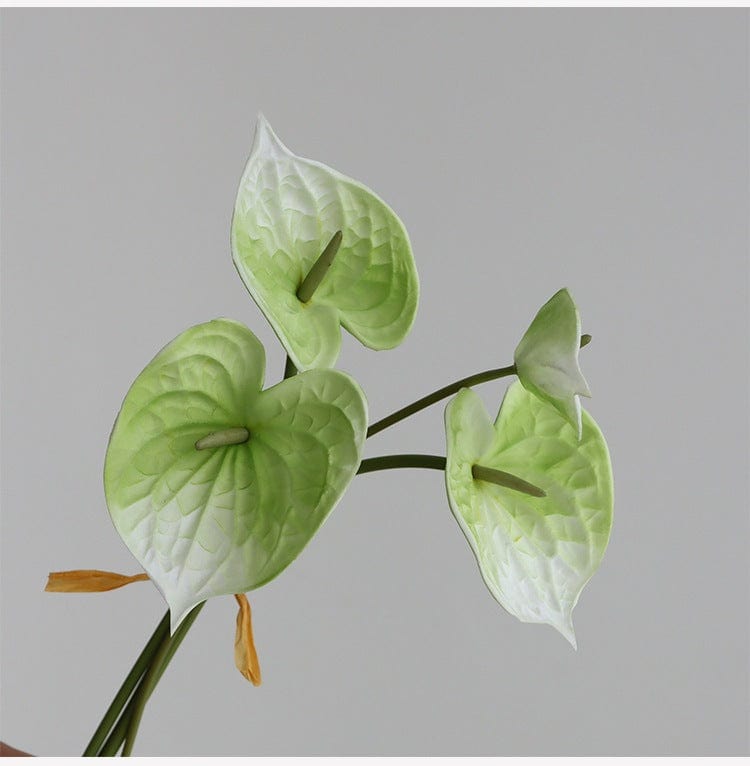 Anthurium artificiale da 4 pezzi