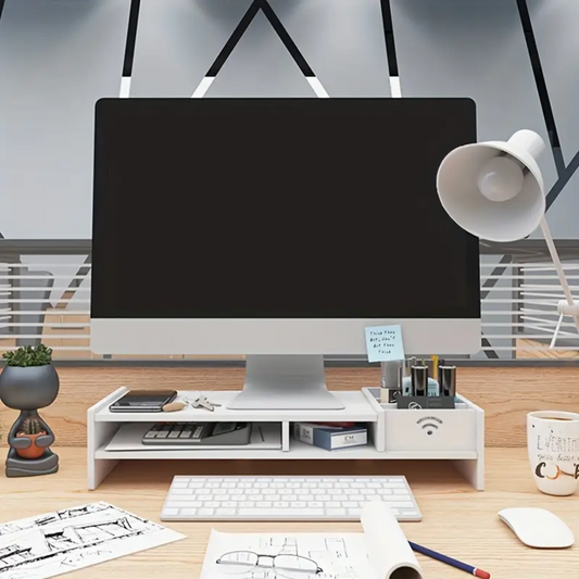 Organisateur de bureau pour support de moniteur