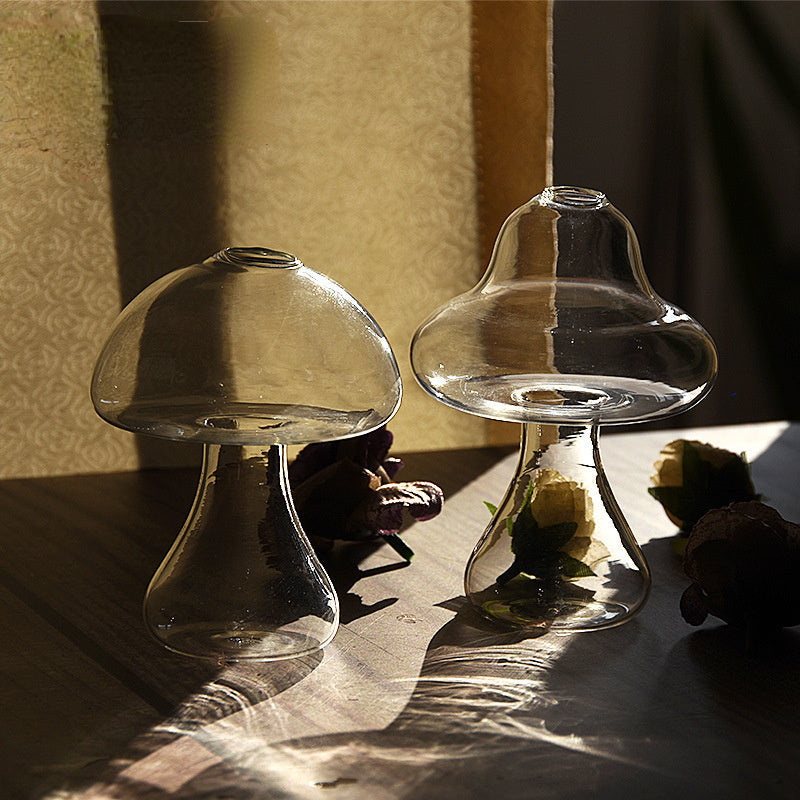 Mushroom Glass Vases