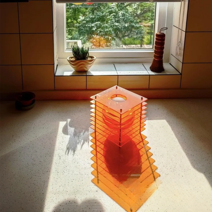 DIY 16-Color Rechargeable Acrylic Mood Lamp