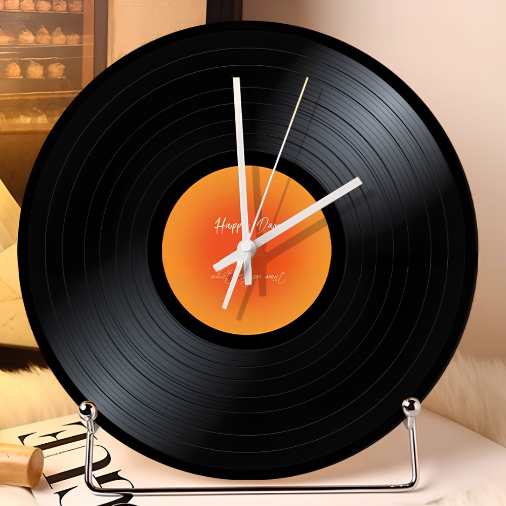 Vinyl Record Clock