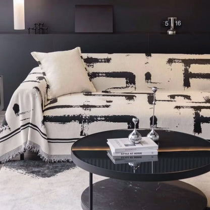 Monochrome Chic Sofa / Couch Cover