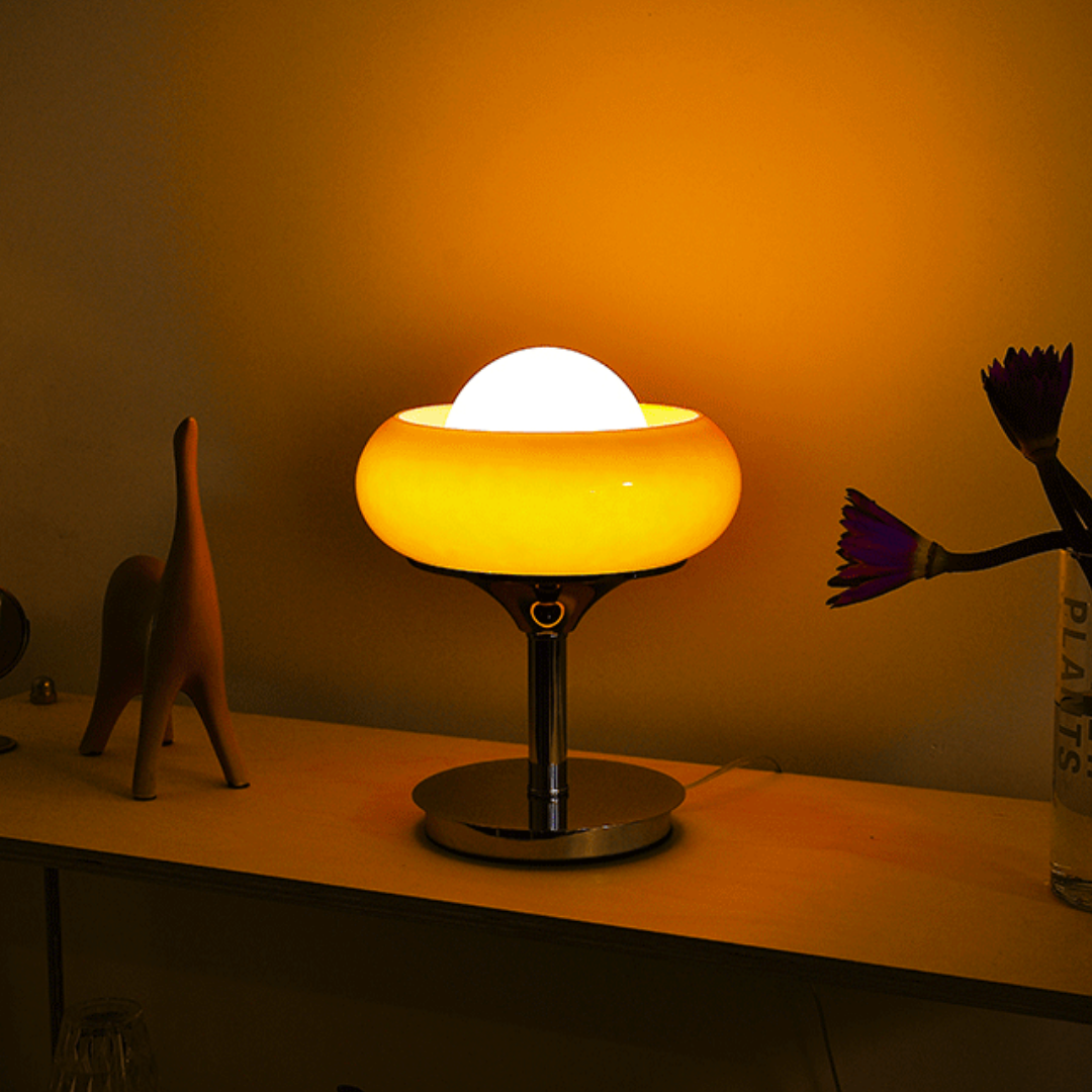 Vintage Egg Tart Lamp