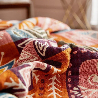 Reversible Bohemian Cotton Quilt