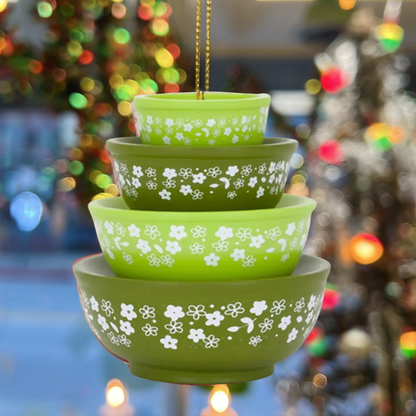 Miniature Bowl Stack Ornament