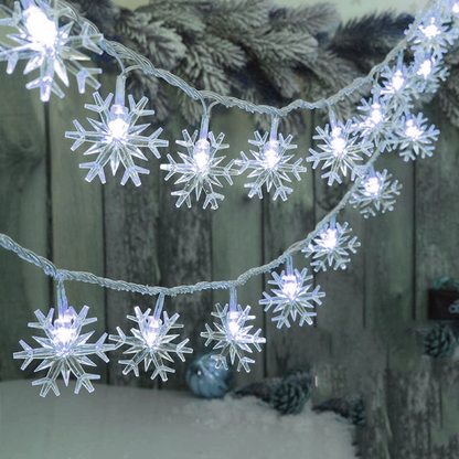 Snowflake String Lights