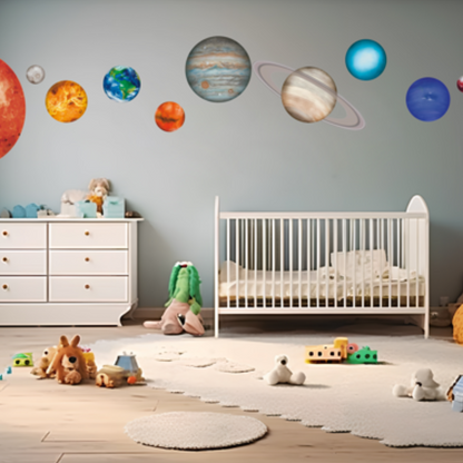 Solar System Wall Stickers Set