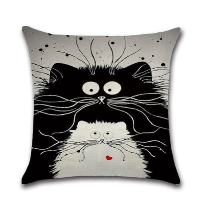 Meow Meow Cushion Covers (BLACKLIST)