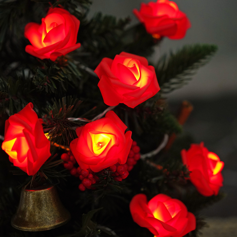 Rose Flower Lights String