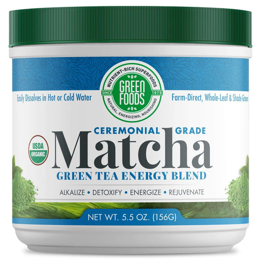 Green Foods Organic Matcha Green Tea, 5.5 Ounce Beverages Green Grocery & Gourmet Food Matcha Tea