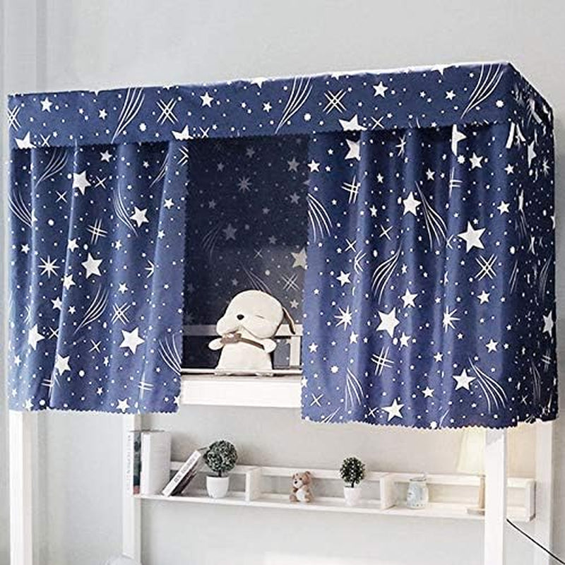 Adela Dorm Home Bunk Bed Curtains Breathable Dustproof Single Sleeper Bed Canopy Blackout Cloth Curtain (1.5 3PCS) Bed Canopies & Drapes Bedding Home & Kitchen