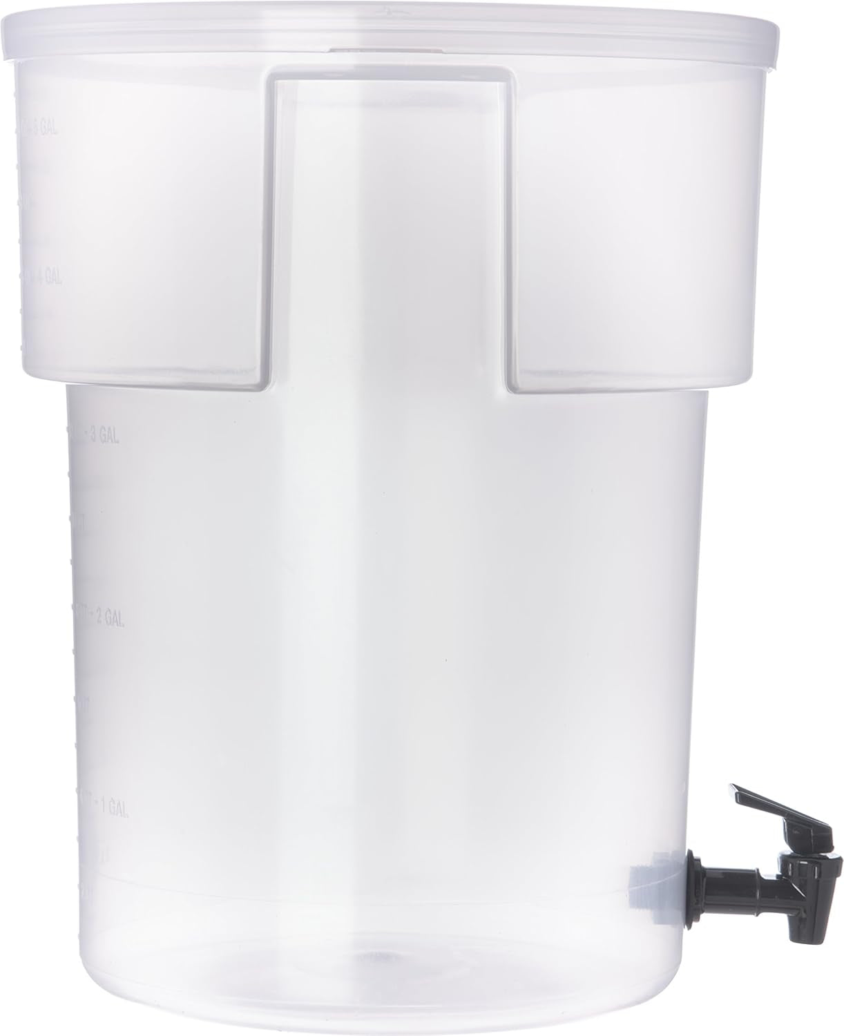 Carlisle Foodservice Products Plastic round Beverage Dispenser, 5 Gallons, Translucent Beverage Serveware Dining & Entertaining Dinnerware & Serveware Home & Kitchen Iced Beverage Dispensers Kitchen & Dining Serveware