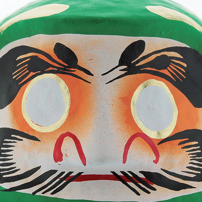 Daruma Doll - Handcrafted in Japan - 4.7" Wishing Doll (Green) Dolls Dolls & Accessories Toys & Games