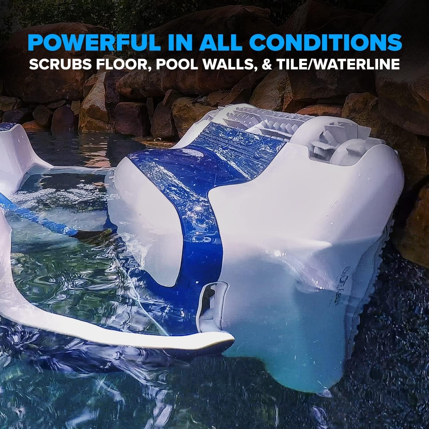 Dolphin Sigma Robotic Pool Cleaner (2024 Model) — Wi-Fi, App, Gyroscope, Weekly Timer, Waterline Cleaning & Massive Top-Loading Ultra-Fine and Standard Filters for In-Ground Swimming Pools up to 50Ft Automatic Pool Cleaners Cleaning Tools & Chemicals Hot Tubs & Supplies Lawn & Garden Patio Pools Robotic Pool Cleaners