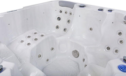 Jersey 6 - Person 46 - Jet Hot Tub,Ice White Hot Tubs Hot Tubs & Supplies Lawn & Garden Patio Pools