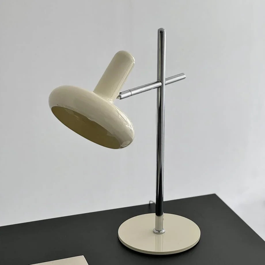 Smooth Sculptural Metal Accent Lamp