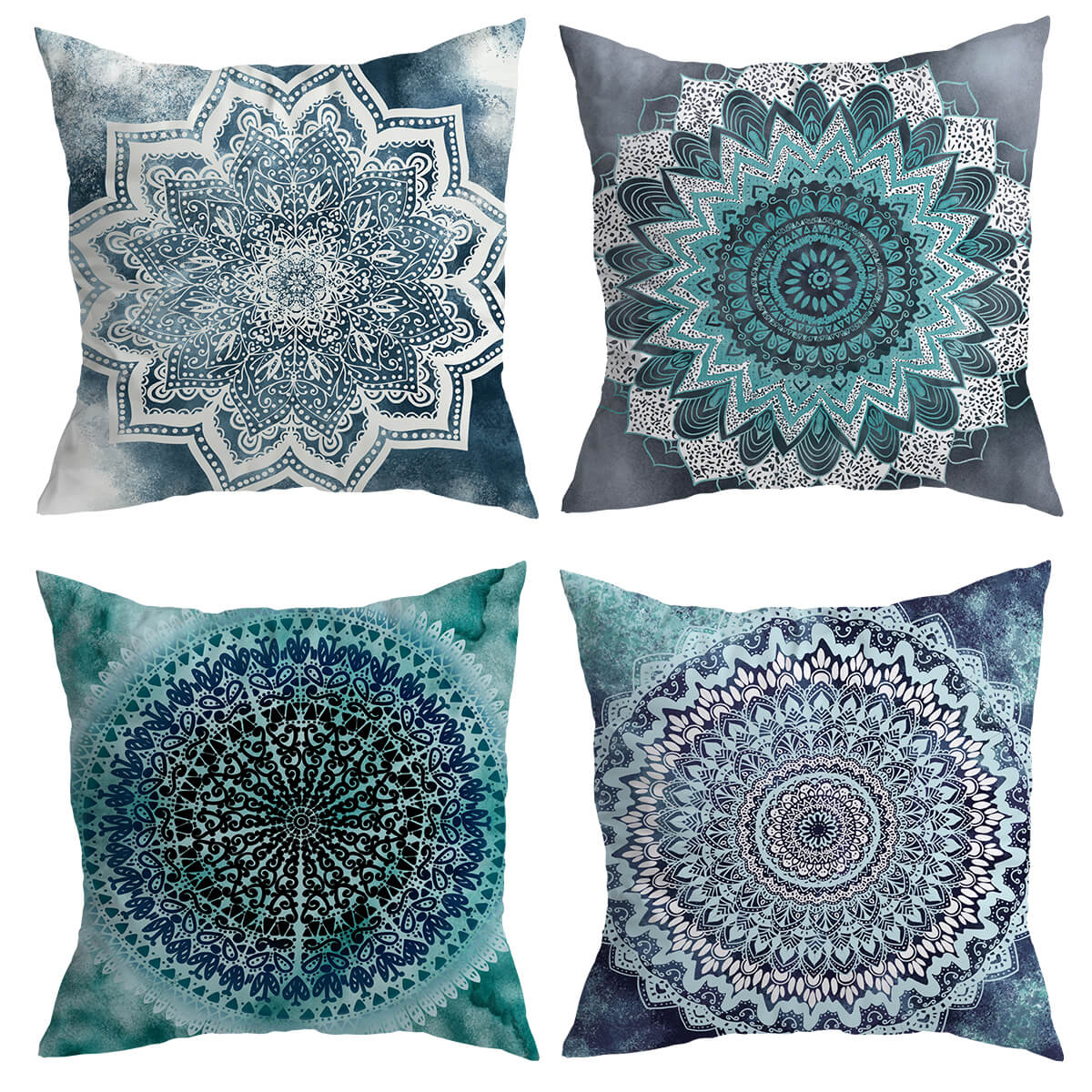 Mandala Flower Cushion Covers