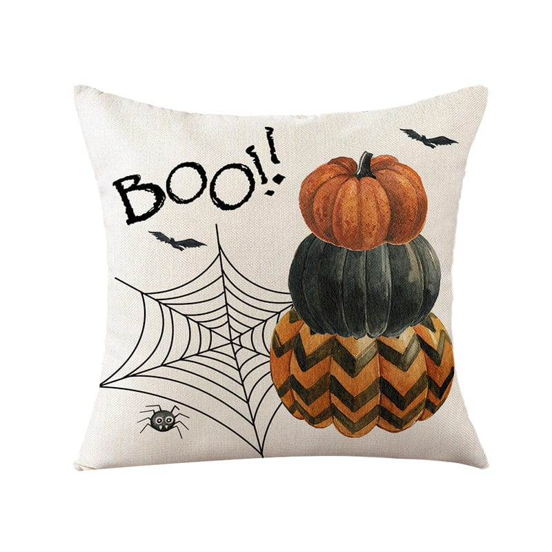 Housse de coussin Happy Halloween 4 pièces