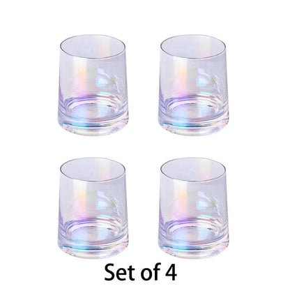 4 piezas Vaso de agua nórdico