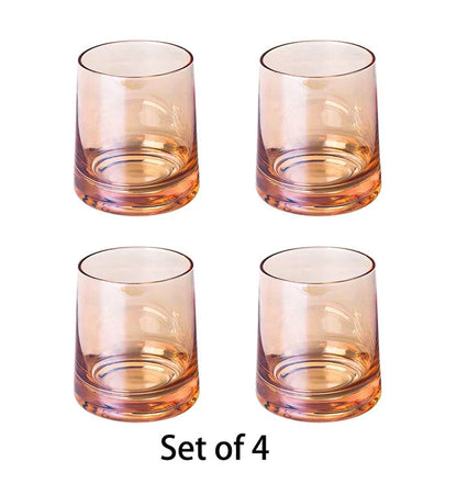 4 piezas Vaso de agua nórdico