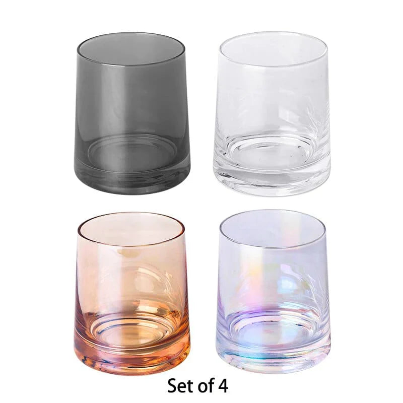 4 piezas Vaso de agua nórdico