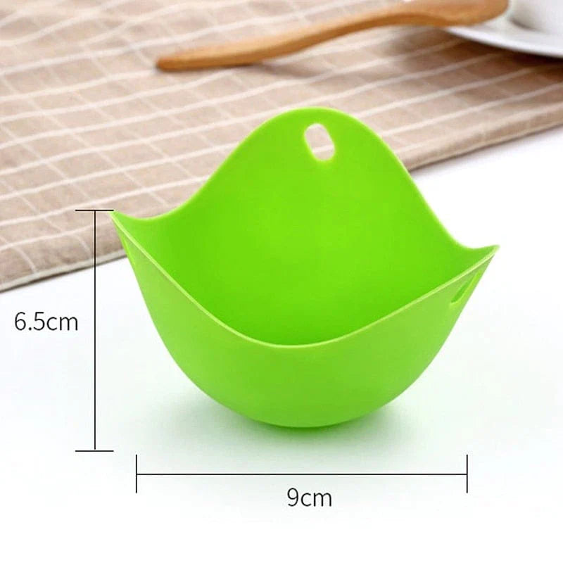 4pcs Silicone Egg Poacher Molds