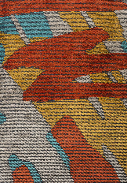 Carnival Dark Terra - Turquoise Rug