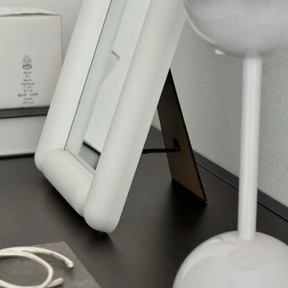 Smooth Pill-Shaped Melamine Desktop Mirror