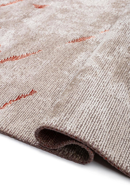 Crack Rust - Bone Rug