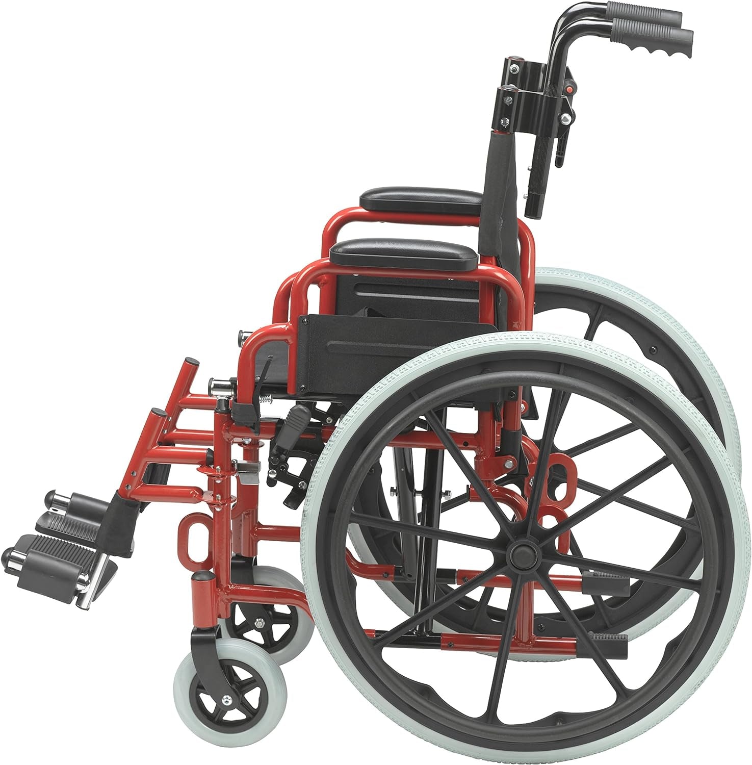 Drive Medical ‎WB1200-2GFR Wallaby Pediatric Wheelchair with Flip-Back Desk Arms, Fire Truck Red Mobility & Daily Living Aids Mobility Aids & Equipment Mobility Scooters & Accessories Self-Propelled Wheelchairs Wheelchairs