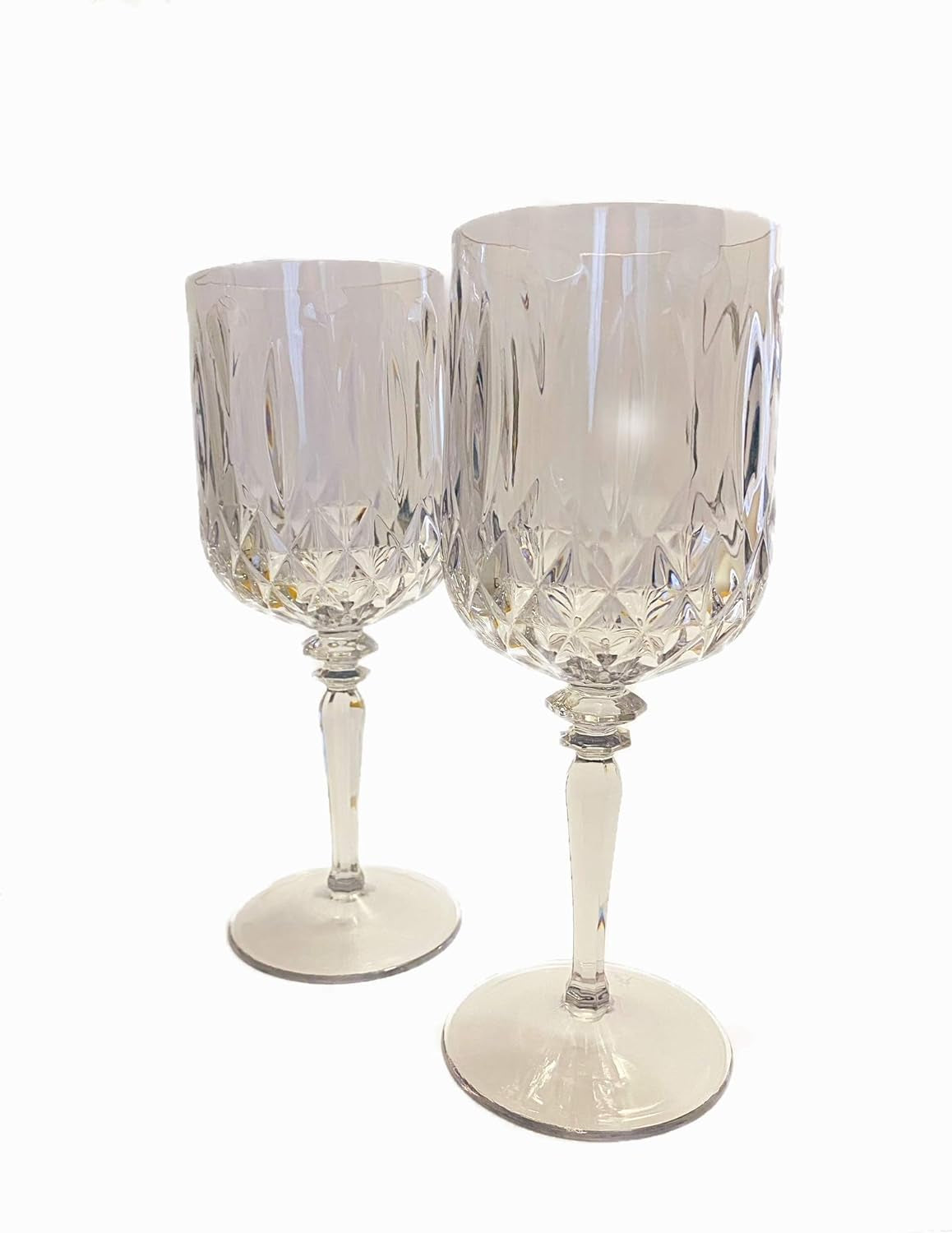 Wine Goblets/Glasses Food Grade Plastic | BPA FREE | Shatterproof | Reusable | Drinkware | (Grey) Dining & Entertaining Glassware & Drinkware Home & Kitchen Kitchen & Dining Wine & Champagne Glasses Wine Glasses