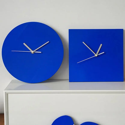 Matte Minimalist Wood Wall Clock