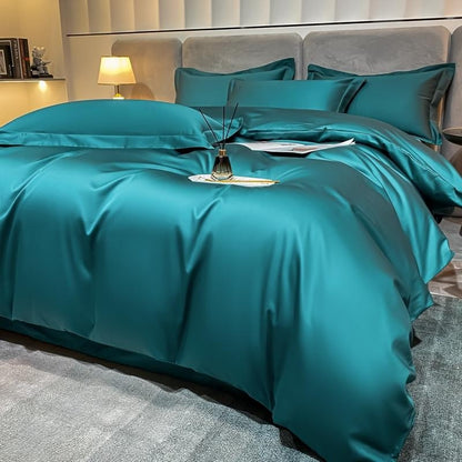 Neo Green Silky Cotton Bedding Set