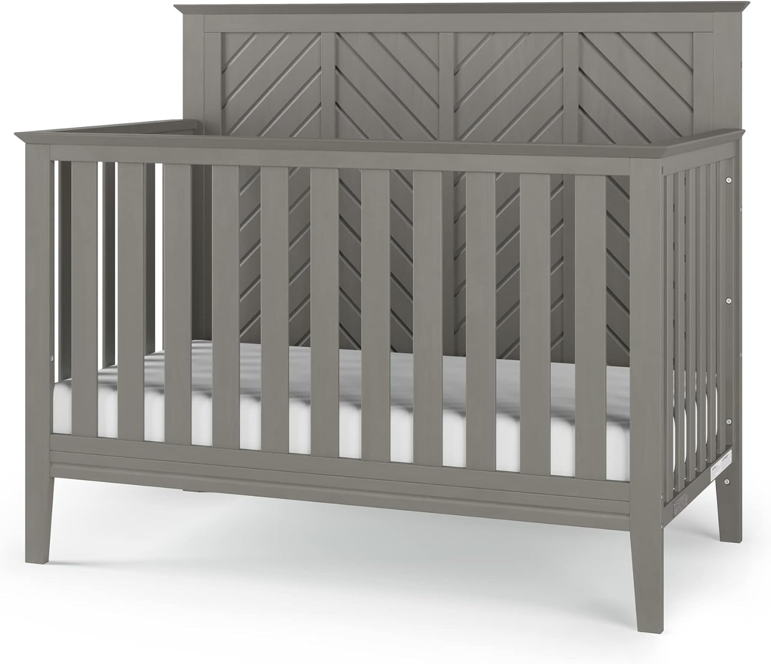 Child Craft Atwood 4-In-1 Convertible Crib, Baby Crib Converts to Day Bed, Toddler Bed and Full Size Bed, 3 Adjustable Mattress Positions, Non-Toxic, Baby Safe Finish (Cocoa Bean Brown) Baby Products Convertible Cribs Furniture Infant & Toddler Beds Nursery