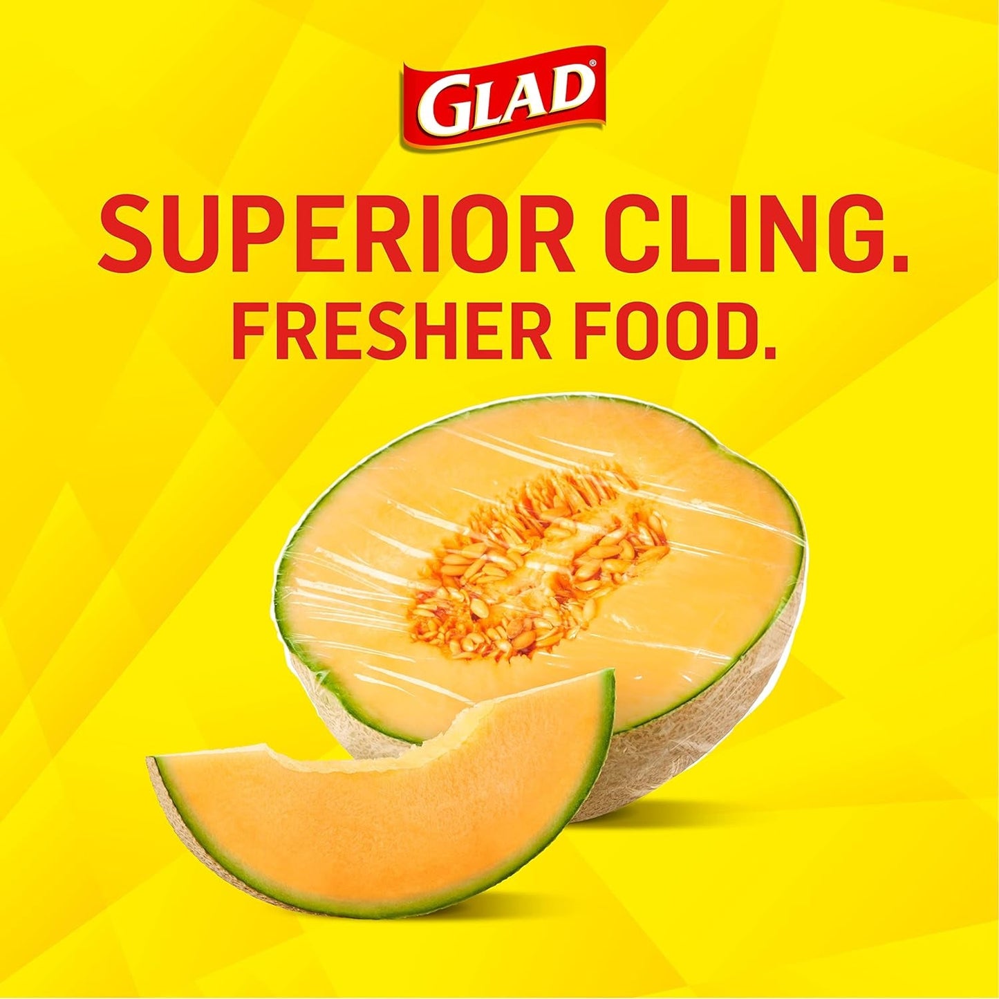 Glad Cling N Seal Plastic Food Wrap, 300 Square Foot Roll - 4 Pack (Package May Vary) Disposable Food Storage Health & Household Household Supplies Paper & Plastic