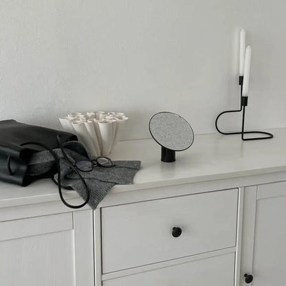 Sleek Minimalist 360° Rotating Desktop Mirror