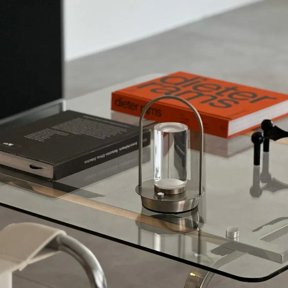 Minimalist Arch Metal Portable Table Lamp