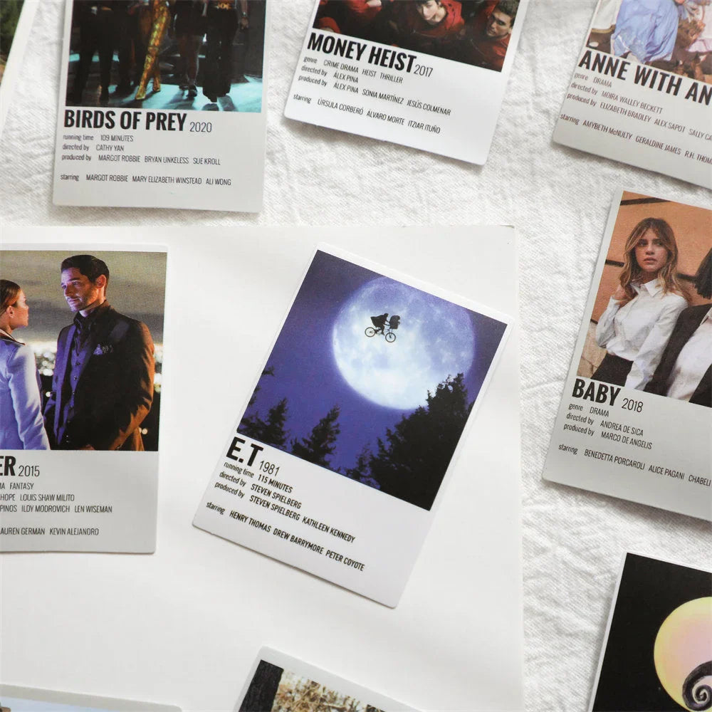Retro Cinematic Movie Poster Wall Collage Kit
