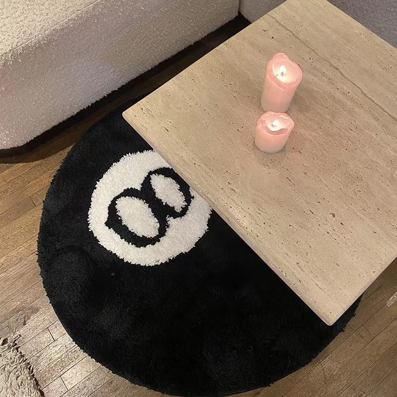 The 8 Ball Accent Rug accent rug round rug