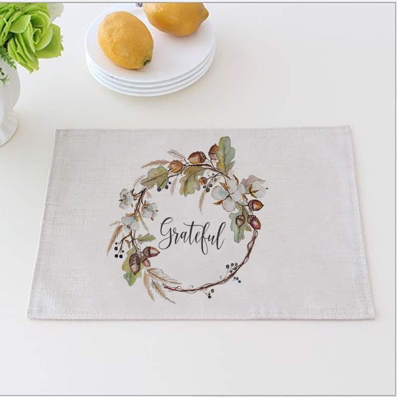 Grateful Fall Dinner Mats