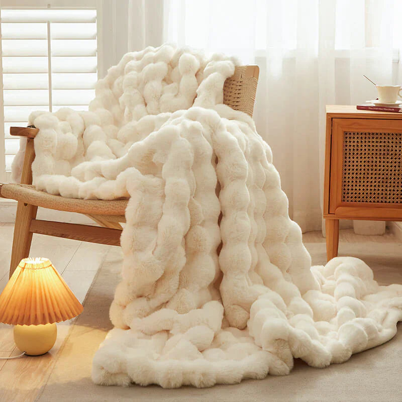 Faux Fur Throw Blanket