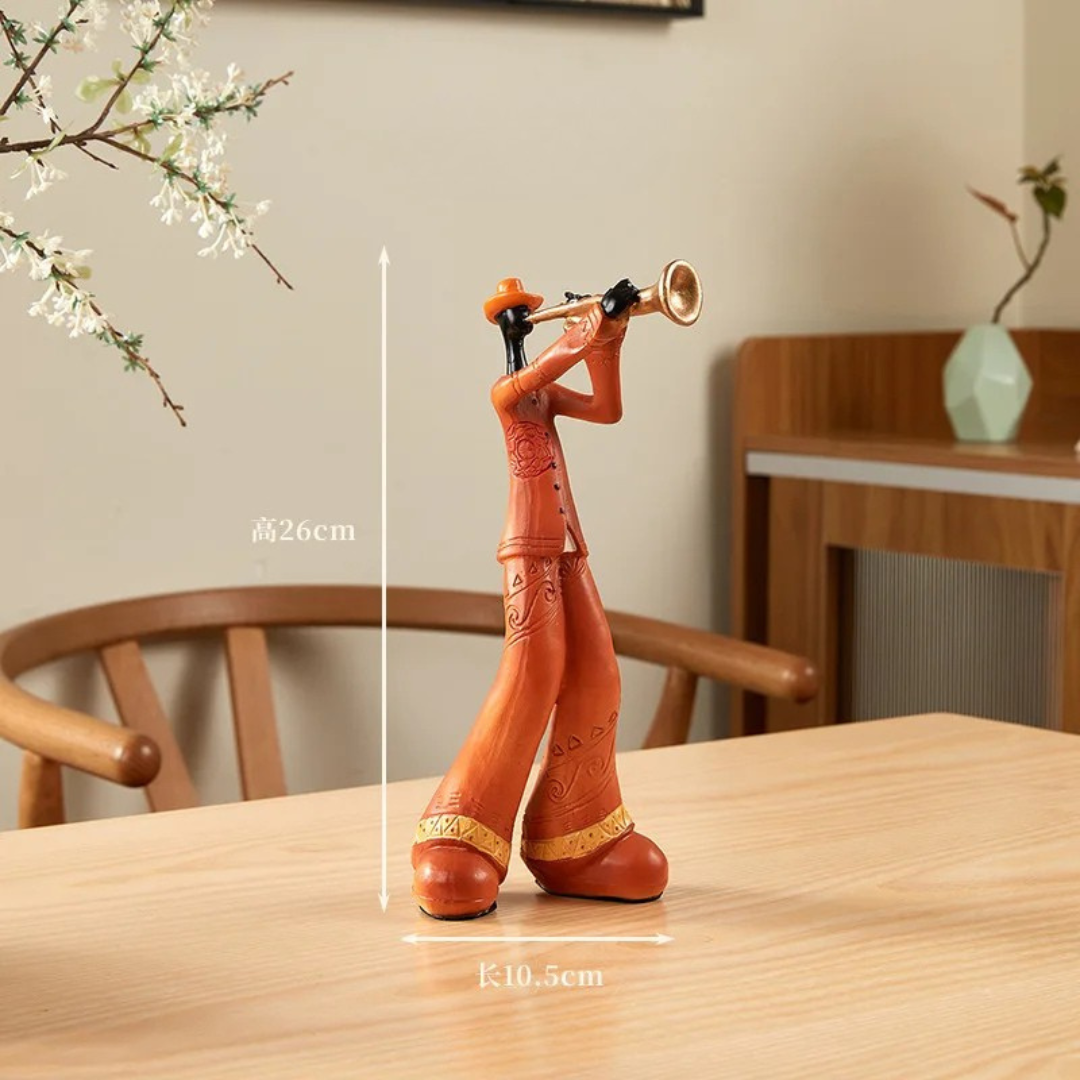 Musical Instrument Band Decor - Resin Living Room Sculpture Figurine Living Room Music music lover gift resin sculpture home decor Sculpture