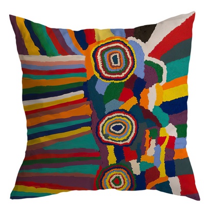 Abstract Bright Colored Cushion Covers