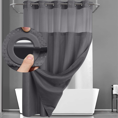 Rinova™ | No-Hook Shower Curtain