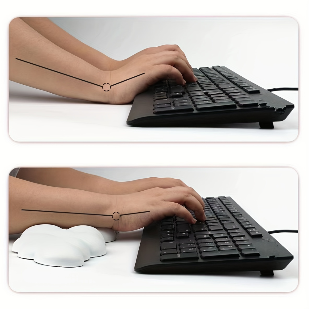 Cloud Cushion Hand Rest (Keyboard + Mouse)