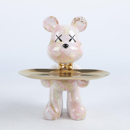 Graffiti Art Bear Figurine