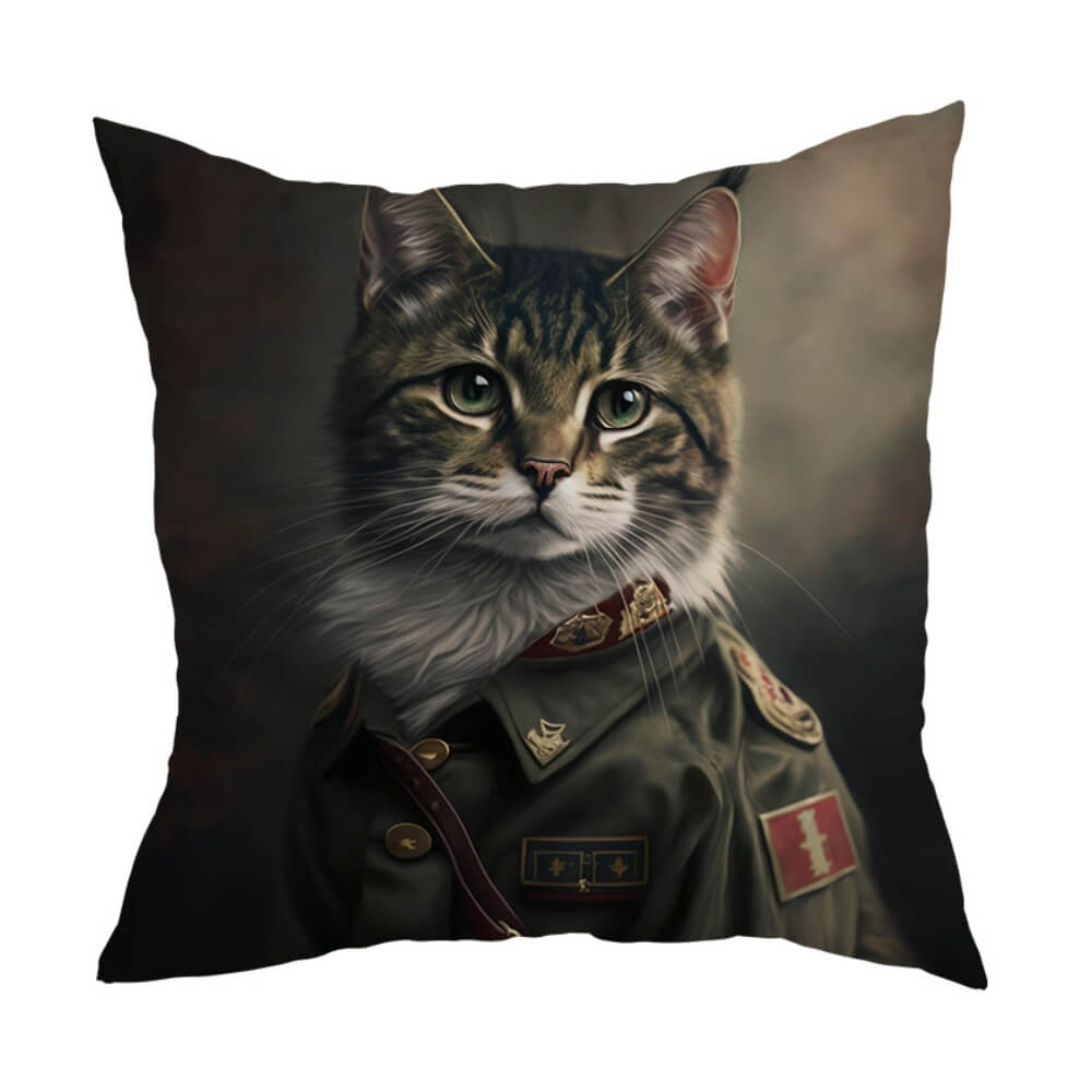 Military Animals Cushion Cover