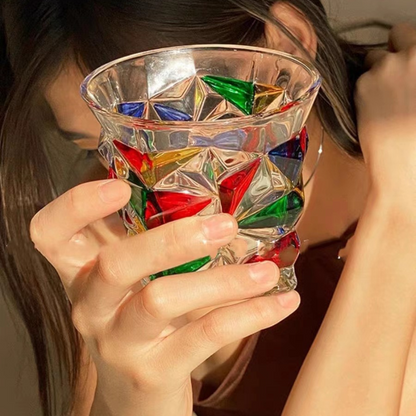 Bunte Kristallgläser