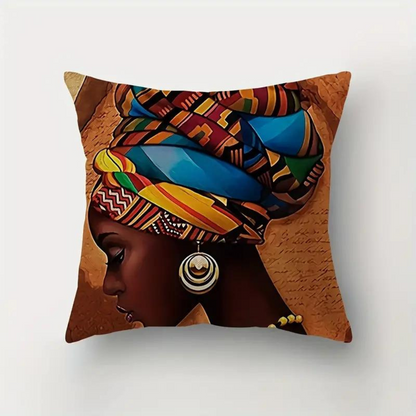 African Women Cushion Cover